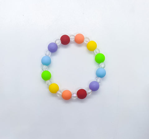 Rainbow & Crystals Power Bracelet