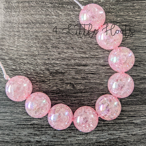 Speckled Rose - Chunky Beaded Necklace