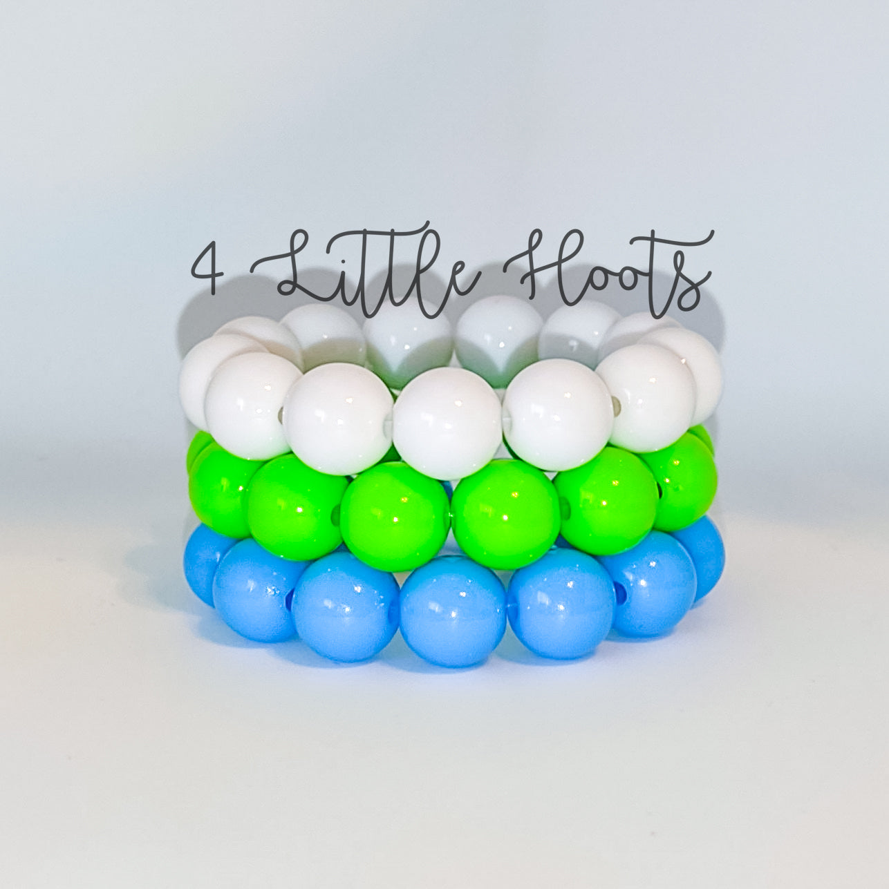 Googly Bear - Stackable Set of 3 Bracelets