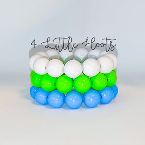 Googly Bear - Stackable Set of 3 Bracelets