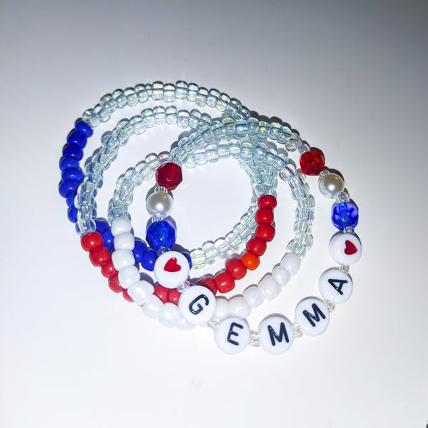 Patriotic Seed Beed Stack
